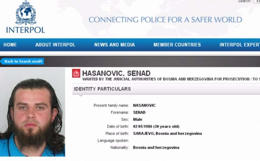 Interpol raspisao dvije crvene potjernice za Zeničaninom i Sarajlijom