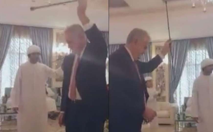 Kako predsjednik Srbije pleše tradicionalni arapski ples
