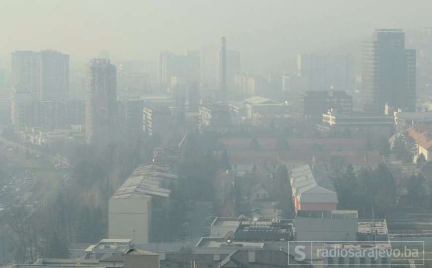 Dramatično zagađenje: Jutrošnji zrak u Sarajevu opasan za zdravlje