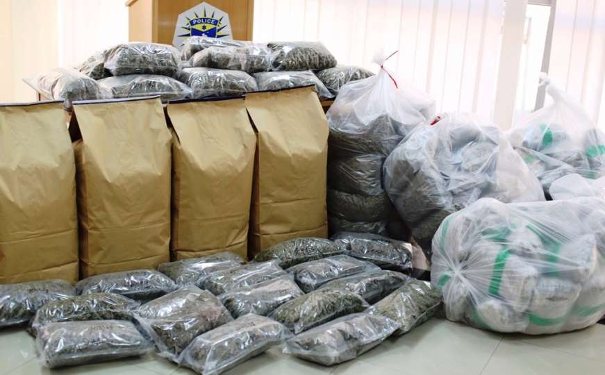 Granična policija Kosova zaplijenila 241 kg marihuane