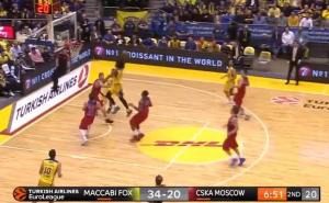 Potez godine: Pogledajte šta je Victor Rudd napravio u meču Maccabi - CSKA