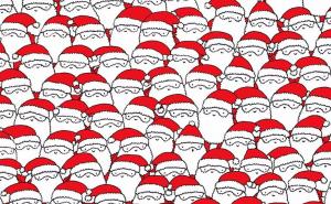 Možete li pronaći ovcu među Djeda Mrazevima