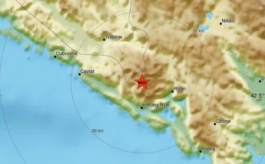 Zemljotres potresao regiju: Da li ste osjetili pomjeranje tla?