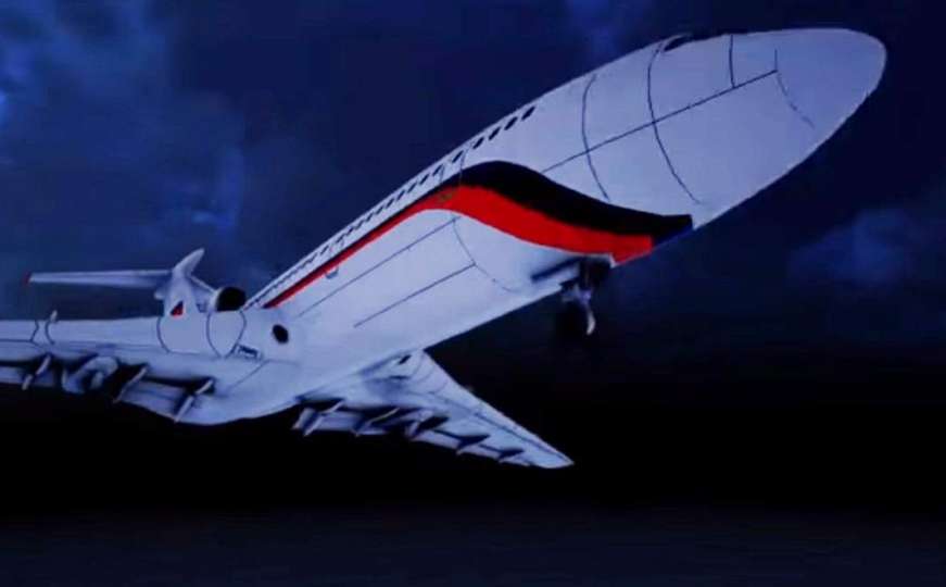 Drama je trajala 10 sekundi: Objavljena animacija pada Tu-154