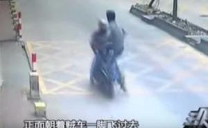 Zaustavio lopova koji je bježao na skuteru pravim kung-udarcem