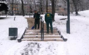 Snježne padavine nisu iznenadile zaposlenike Parka