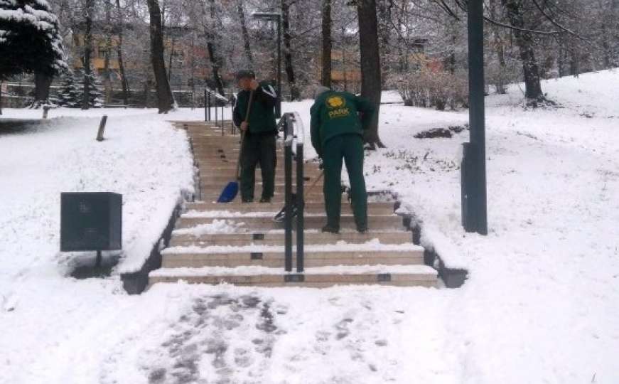 Snježne padavine nisu iznenadile zaposlenike Parka