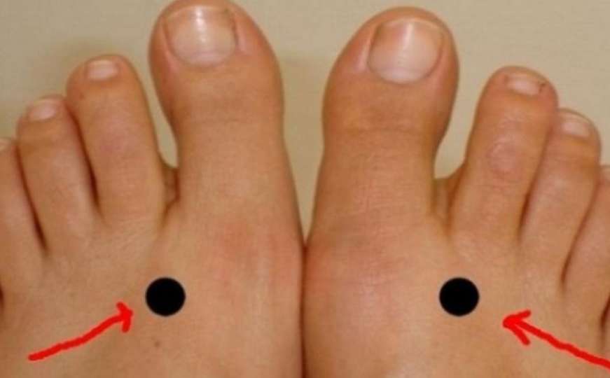 Kineska akupunktura: Pritisnite ove tačke na nogama!