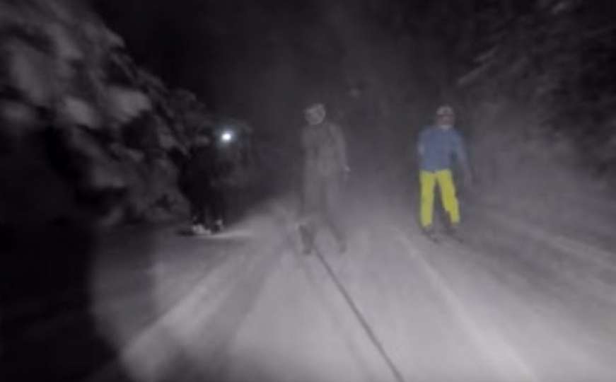 Kako izgleda spust na skijama s Trebevića do Sarajeva
