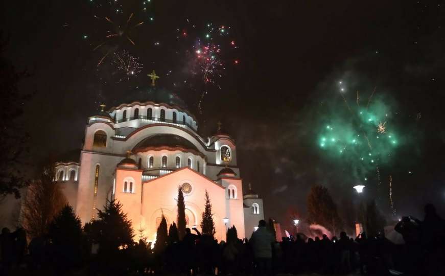 Pravoslavna Nova godina dočekana uz vatromet i muziku 