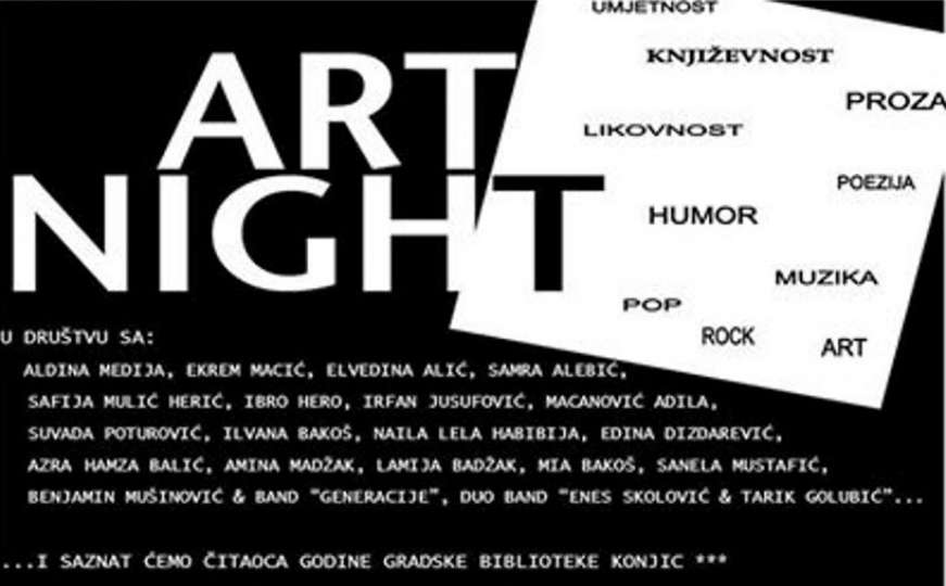 Art Night predstavlja pisce i čitatelja godine
