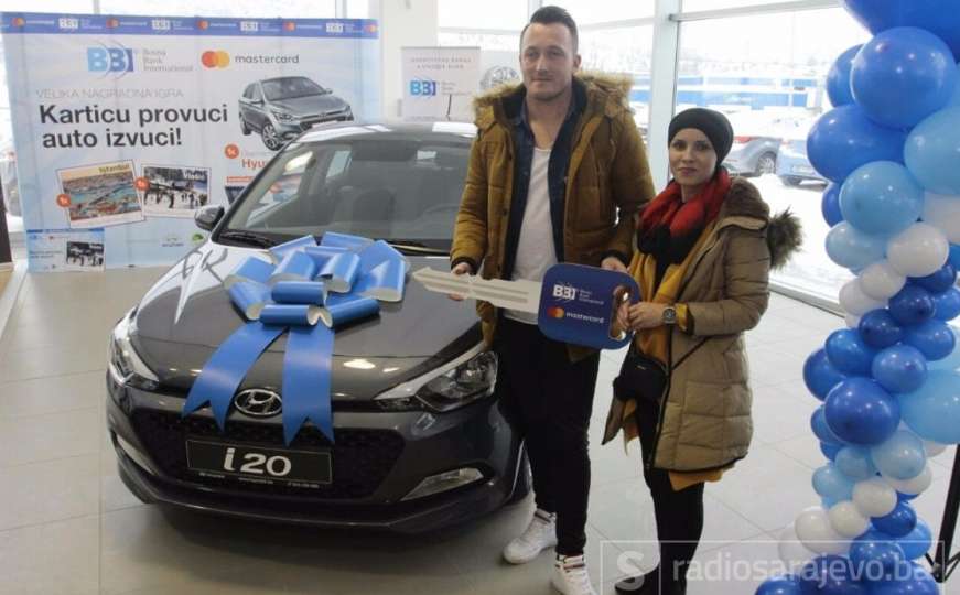 BBI banka i Hyundai uručili vrijedne nagrade: Hadisu automobil kao vjenčani dar