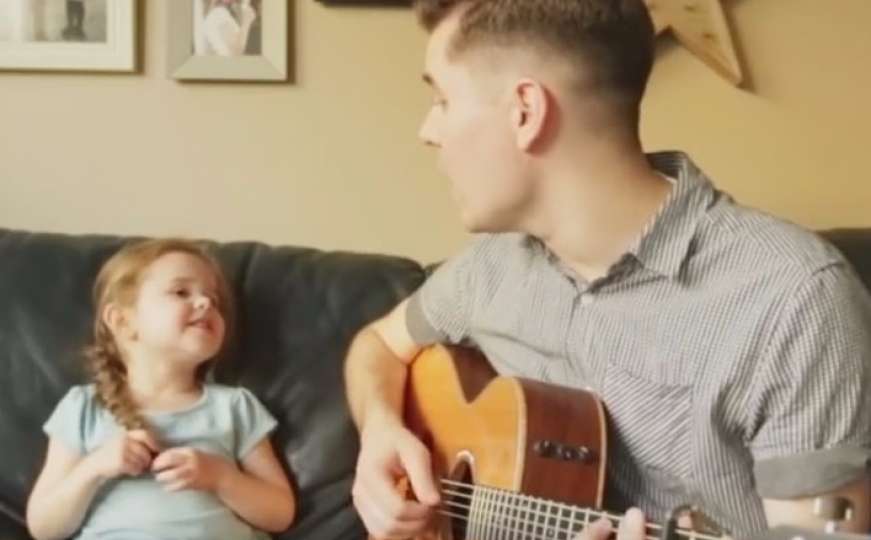 Kćerkica, tata i gitara: U posljednja 24 sata cijeli svijet priča o njima