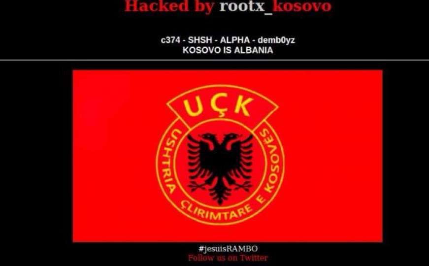 Hakirana Tanjugova stranica i postavljeno "Kosovo je Albanija"