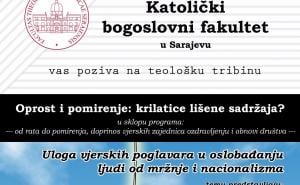 Održavanje teološke tribine: Uloga vjerskih poglavara u oslobađanju ljudi od mržnje