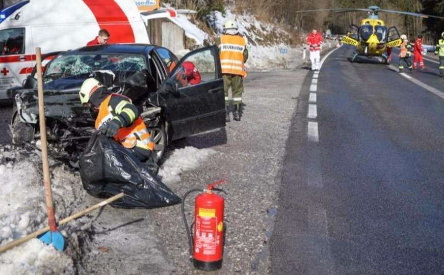 Tragedija: Bosanac za volanom BMW-a zabio se u betonski zid i poginuo
