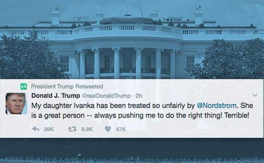 Trump napao kompaniju Nordstrom: Ponijeli ste se užasno prema mojoj kćerki