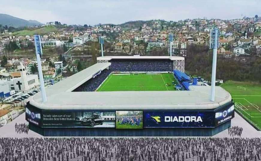 Plavi s Grbavice predstavili budući izgled stadiona