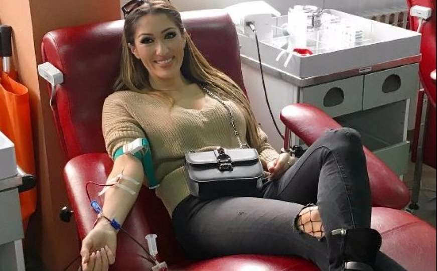 Hana Hadžiavdagić darovala krv i objavila to na instagramu 