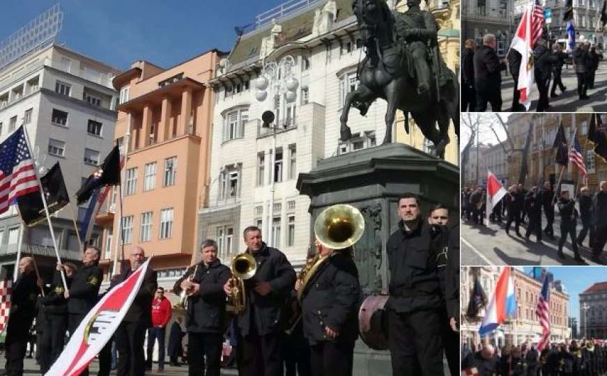 Zagrebom marširaju ultradesničari: Fašistička obilježja i prisega Trumpu
