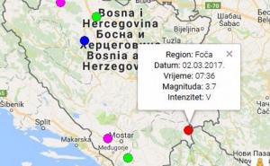 Zemljotres na području Foče