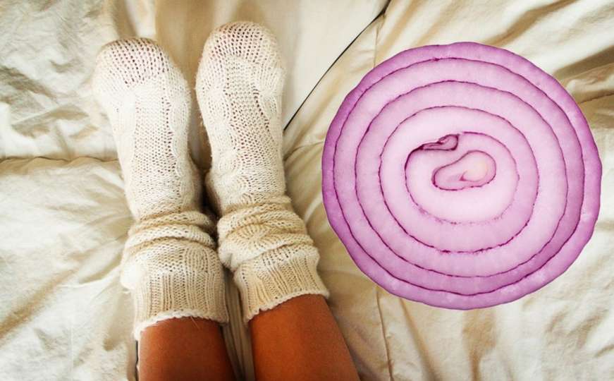 Neobično: Mnogi stavljaju luk u čarapu prije spavanja - evo i zašto