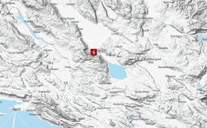 4 stepena prema Richteru: Zemljotres zatresao područje Livna