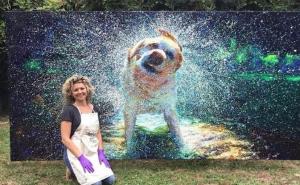 Nevjerovatna slikarica: Svoja remek-djela stvara prstima