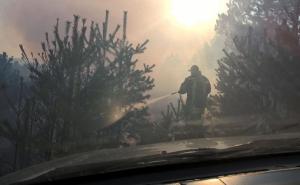 Konjic: Vatrogasci ne mogu gasiti požar, vatra se širi