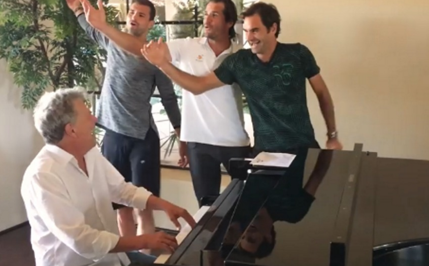 BackhandBoys: Đoković, Federer i Haas 'osnovali' bend