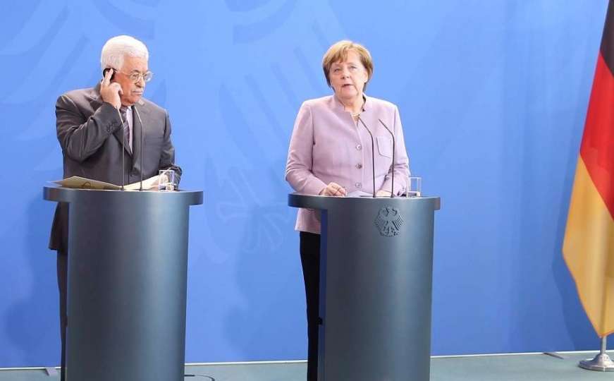 Merkel s Abbasom: Dvije države, Palestina i Izrael, jedino razumno rješenje