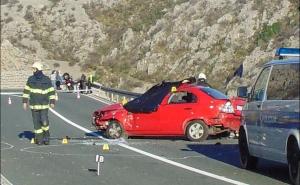 Autom udario u stijenu na magistrali, preminuo na mjestu nesreće