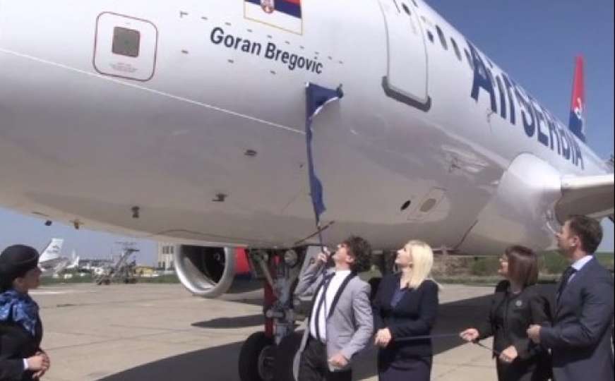 Air Srbija imenovao avion po Goranu Bregoviću