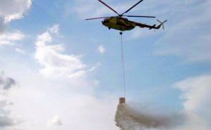 Helikopter iznad Konjica: Pokušaj gašenja velikog šumskog požara