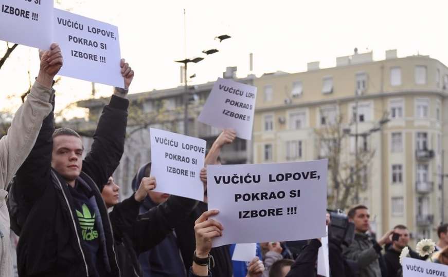 U Beogradu počeo treći "Protest protiv diktature"