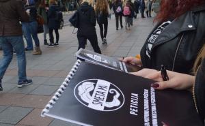 Nekoliko stotina Sarajlija podržalo novi Zakon o kontroli duhana