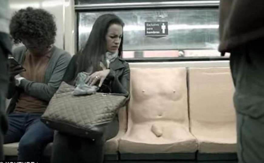 Putnici šokirani: Da li biste sjeli na "penis" sjedište u vozu?