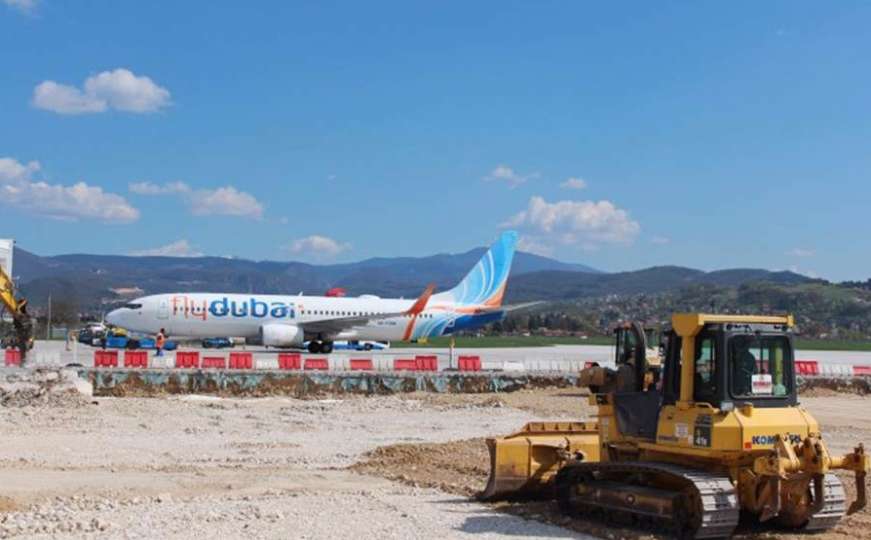 Međunarodni aerodrom Sarajevo: Građevinski radovi na parkirnoj platformi
