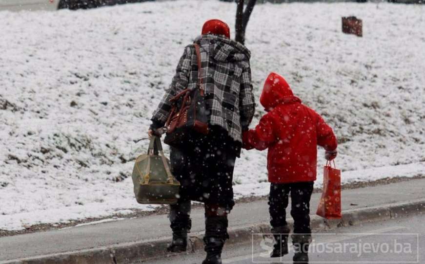 BiH pod snijegom: Padavine nas očekuju i tokom vikenda