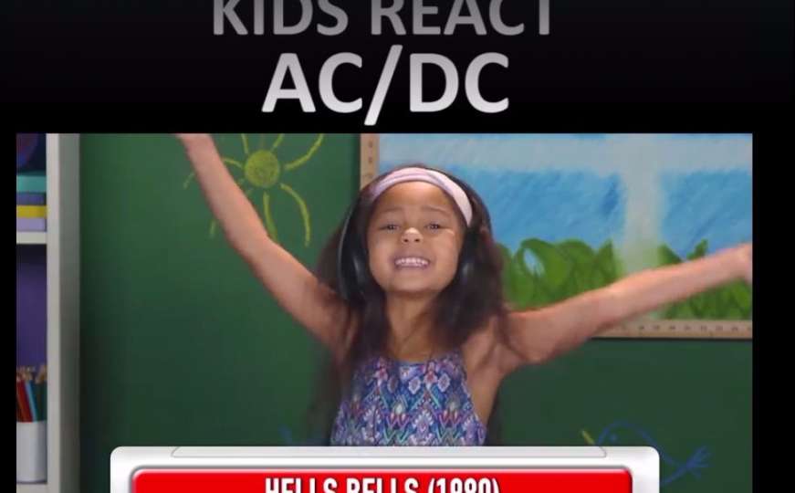 Pogledajte kako djeca reagiraju na hitove benda AC/DC