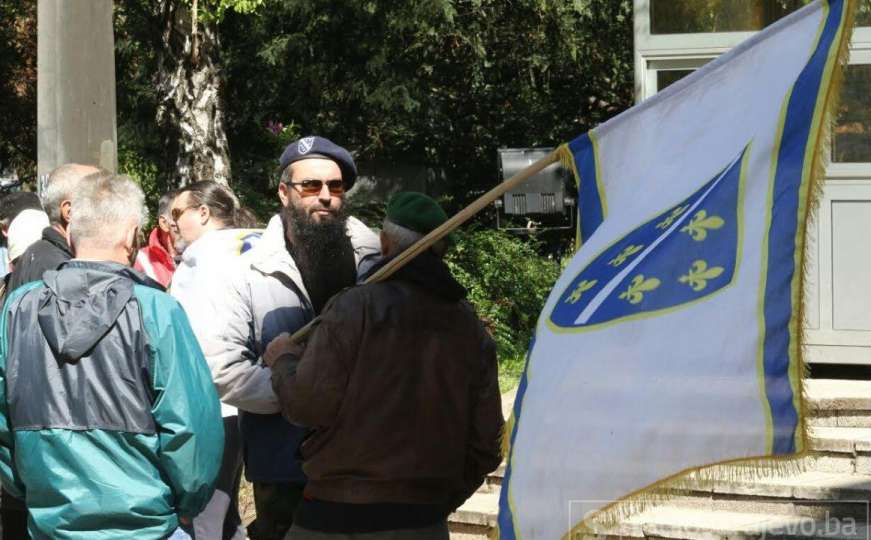 "Već dvije godine nas ignorišu": Borci ponovo na protestima u Sarajevu