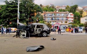 Automobil eksplodirao u pokretu na autobuskoj stanici