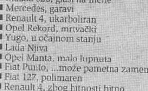 Malo lupnuti Opel, uščuvani Ford: Auto oglasi koji će vas nasmijati do suza