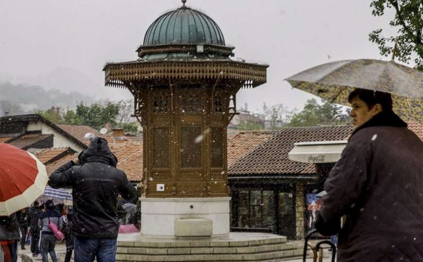 Novi snijeg u Sarajevu: Iznenađenje uoči prvomajskih praznika