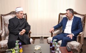 Radojičić obećao muftiji Kozliću podršku u izgradnji vjerskih objekata