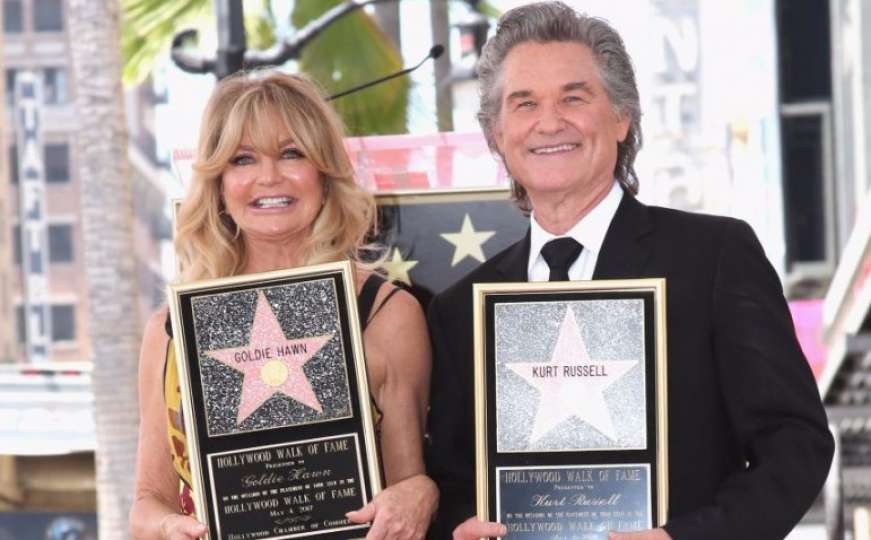 Goldie Hawn i Kurt Russell dobili zvijezde na Bulevaru slavnih