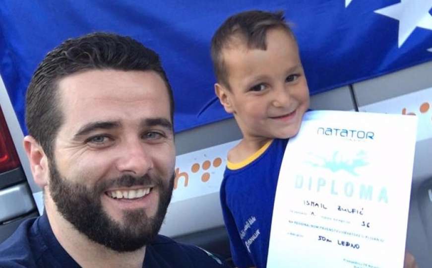 Mali zenički plivač bez ruku osvojio zlatnu medalju u Hrvatskoj