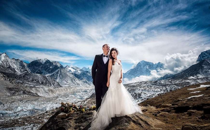 Prvo vjenčanje na vrhu Mount Everesta 