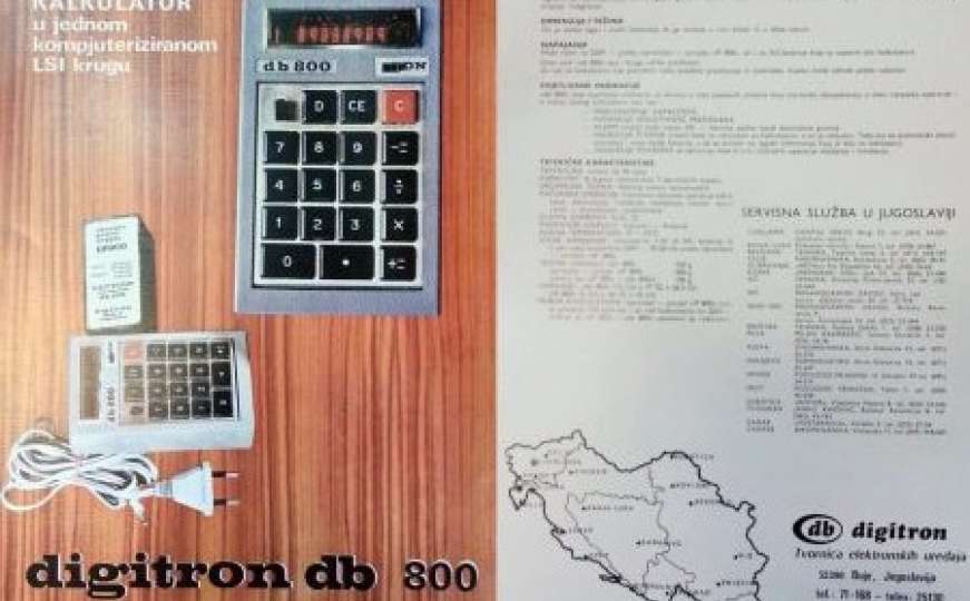 Jugoslavija imala prvi elektronski džepni kalkulator u Europi