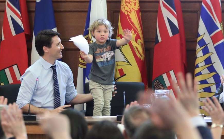 Kanadski premijer na posao doveo svog sina i oduševio svijet